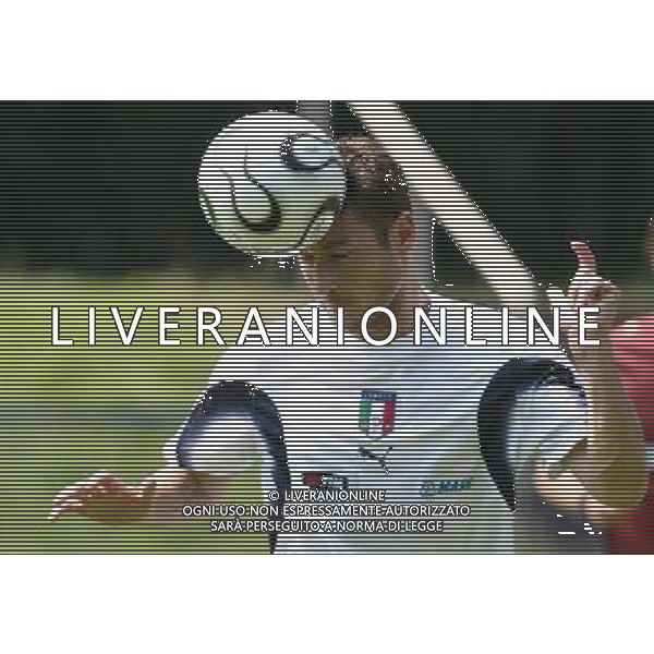 Duisburg 29 giugno 2006 Allenamento nazionale italiana presso il centro sportivo MSV Duisburg nella foto: Totti Francesco foto Andry / Ag. Aldo Liverani