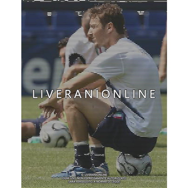 Duisburg 29 giugno 2006 Allenamento nazionale italiana presso il centro sportivo MSV Duisburg nella foto: Totti Francesco foto Andry / Ag. Aldo Liverani