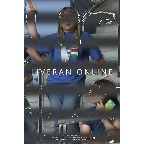 Italia - Ucraina Mondiali Germania 30/06/2006 nella foto daniela moglie cannavaro ph luzzani/ag. aldo liverani