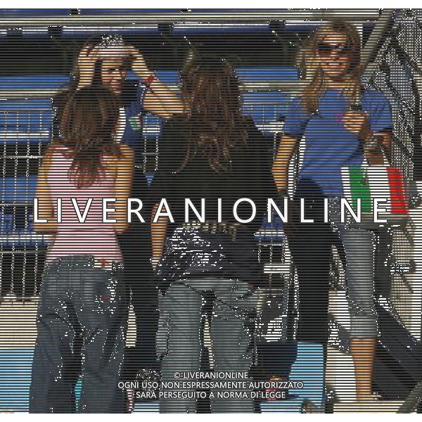 Italia - Ucraina Mondiali Germania 30/06/2006 nella foto alice gilardino, valentina zambrotta, sonia del piero e alena seredova buffon ph luzzani/ag. aldo liverani