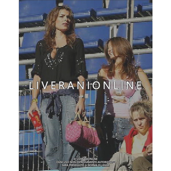 Italia - Ucraina Mondiali Germania 30/06/2006 nella foto valentina zambrotta e alena seredova buffon ph luzzani/ag. aldo liverani