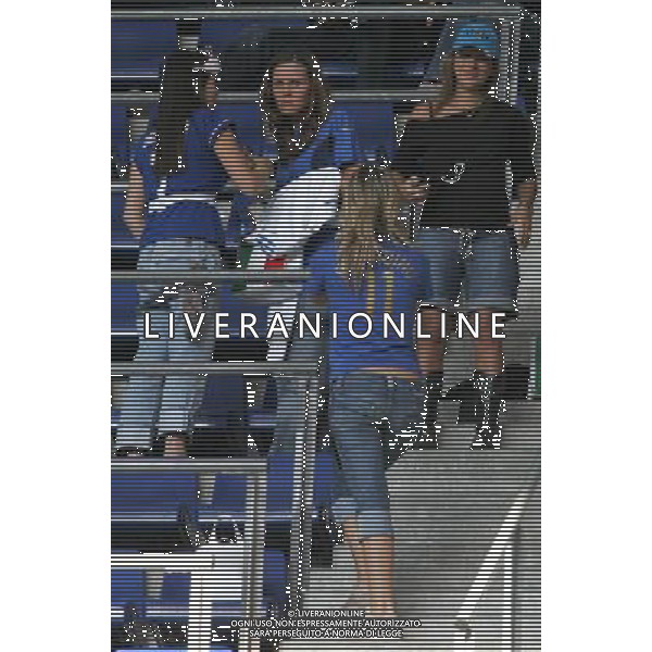 Italia - Ucraina Mondiali Germania 30/06/2006 nella foto sonia del piero e alice gilardino ph luzzani/ag. aldo liverani
