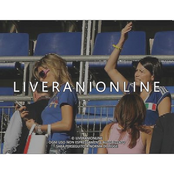 Italia - Ucraina Mondiali Germania 30/06/2006 nella foto sonia del piero e alice gilardino ph luzzani/ag. aldo liverani