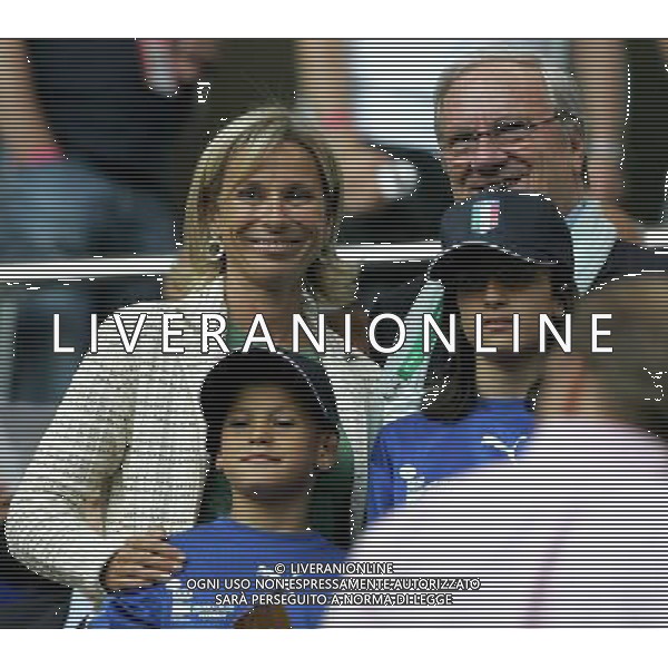 Italia - Ucraina Mondiali Germania 30/06/2006 nella foto il ministro giovanna melandri con guido rossi in tribuna ph luzzani/ag. aldo liverani