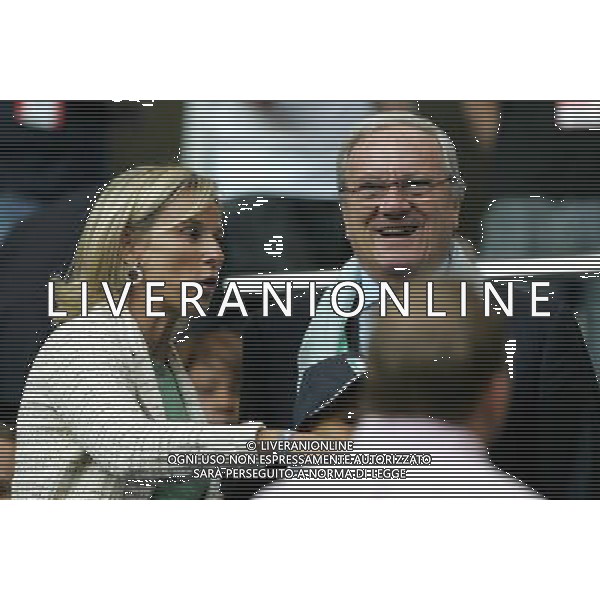 Italia - Ucraina Mondiali Germania 30/06/2006 nella foto il ministro giovanna melandri con guido rossi in tribuna ph luzzani/ag. aldo liverani