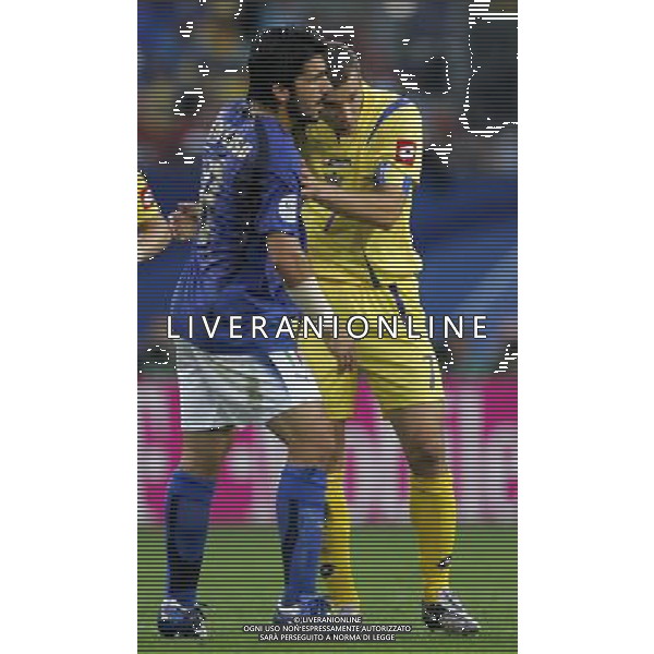 Italia - Ucraina Mondiali Germania 30/06/2006 nella foto gennaro gattuso con andriy shevchenko ph luzzani/ag. aldo liverani