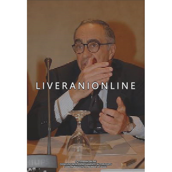 Milano dicembre 2002 nella foto Carraro Franco * foto marco luzzani/ag aldo liverani s.a.s.