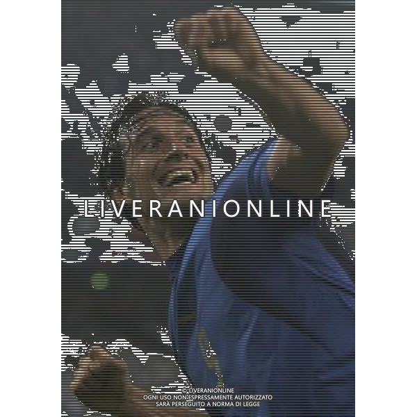 Italia - Ucraina Mondiali Germania 30/06/2006 nella foto esultanza dopo il gol di luca toni ph luzzani/ag. aldo liverani