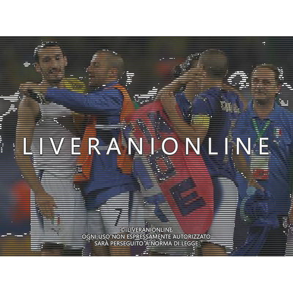 Italia - Ucraina Mondiali Germania 30/06/2006 nella foto esultanza italia a fine gara ph luzzani/ag. aldo liverani