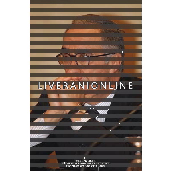 Milano dicembre 2002 nella foto Carraro Franco * foto marco luzzani/ag aldo liverani s.a.s.