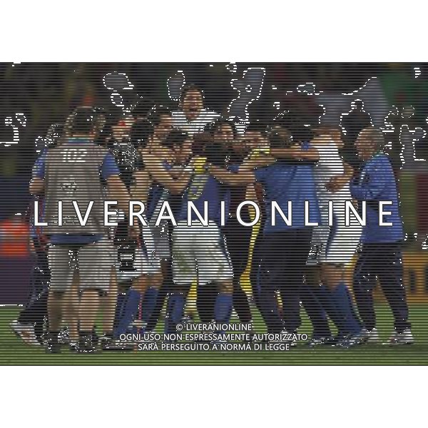 Amburgo (GER) 30-06-2006 World Cup Germany 2006 Italia-Ucraina 3:1 nella foto ABBRACCI ITALIA ph marco luzzani/ag aldo liverani s.a.s.