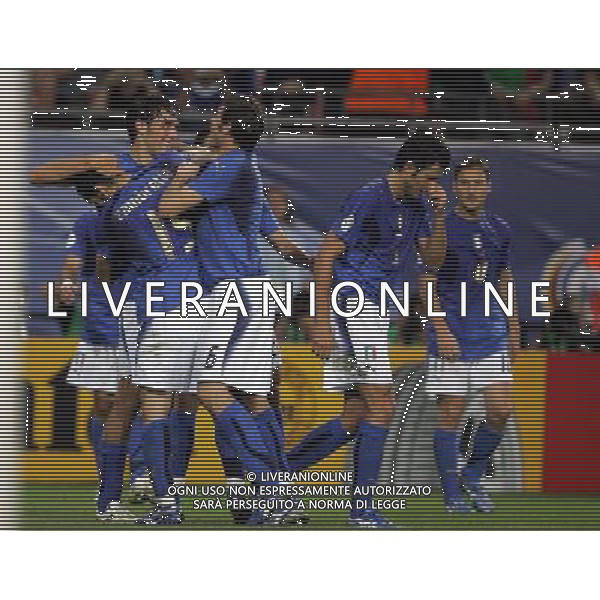 Amburgo (GER) 30-06-2006 World Cup Germany 2006 Italia-Ucraina 3:1 nella foto ABBRACCI ITALIA ph marco luzzani/ag aldo liverani s.a.s.