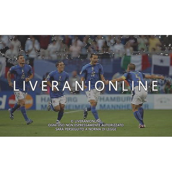 Amburgo (GER) 30-06-2006 World Cup Germany 2006 Italia-Ucraina 3:1 nella foto CANNAVARO-ZAMBROTTA ph marco luzzani/ag aldo liverani s.a.s.