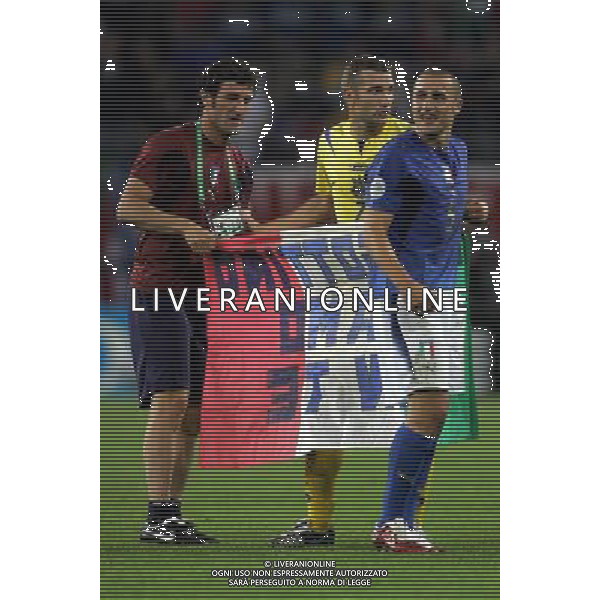 Amburgo (GER) 30-06-2006 World Cup Germany 2006 Italia-Ucraina 3:1 nella foto CIRO FERRARA-ANDRY SHEVCHENKO-FABIO CANNAVARO ph marco luzzani/ag aldo liverani s.a.s.