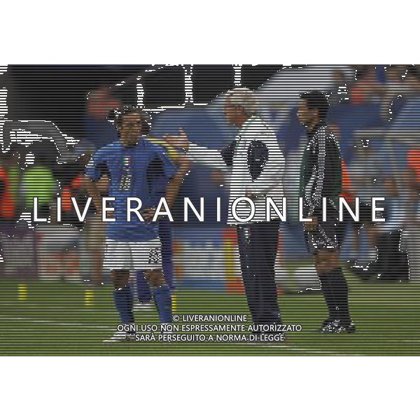 Amburgo (GER) 30-06-2006 World Cup Germany 2006 Italia-Ucraina 3:1 nella foto MARCELLO LIPPI-MAURO CAMORANESI ph marco luzzani/ag aldo liverani s.a.s.