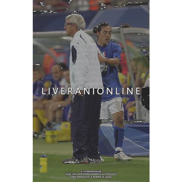 Amburgo (GER) 30-06-2006 World Cup Germany 2006 Italia-Ucraina 3:1 nella foto LIPPI-CAMORANESI ph marco luzzani/ag aldo liverani s.a.s.