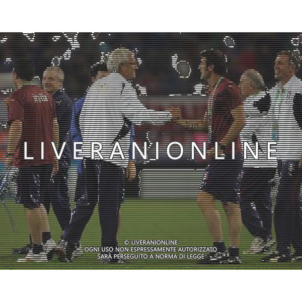 Amburgo (GER) 30-06-2006 World Cup Germany 2006 Italia-Ucraina 3:1 nella foto MARCELLO LIPPI-CIRO FERRARA ph marco luzzani/ag aldo liverani s.a.s.