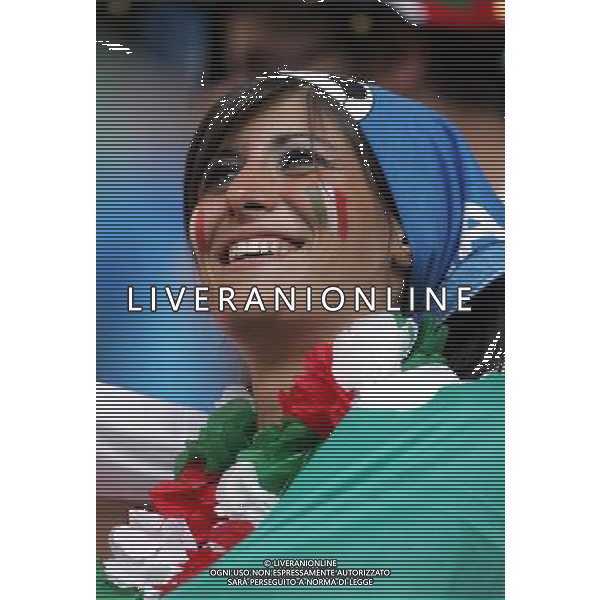 ITALIA-UCRAINA GERMANIA 2006 30/01/2006 NELLA FOTO TIFOSI ITALIA AGENZIA ALDO LIVERANI