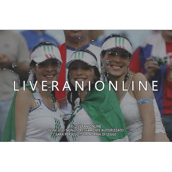 ITALIA-UCRAINA GERMANIA 2006 30/01/2006 NELLA FOTO TIFOSI ITALIA AGENZIA ALDO LIVERANI