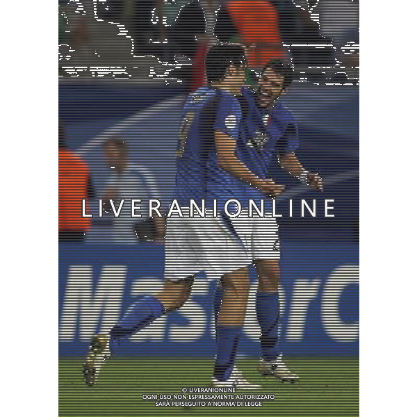 Amburgo (GER) 30-06-2006 World Cup Germany 2006 Italia-Ucraina 3:1 nella foto LUCA TONI-SIMONE PERROTTA ph marco luzzani/ag aldo liverani s.a.s.
