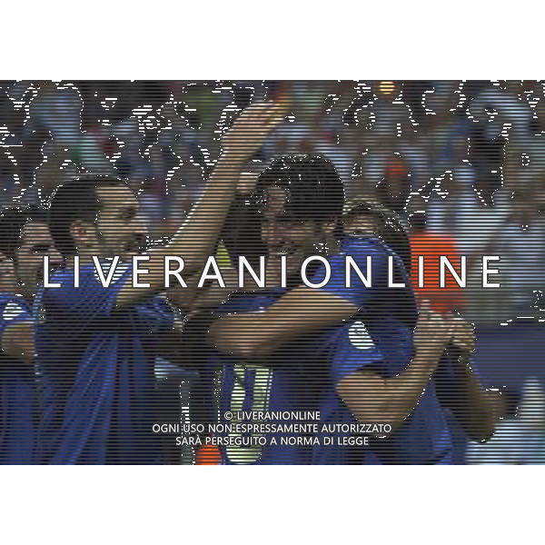 Amburgo (GER) 30-06-2006 World Cup Germany 2006 Italia-Ucraina 3:1 nella foto ABBRACCI NAZIONALE ITALIANA ph marco luzzani/ag aldo liverani s.a.s.