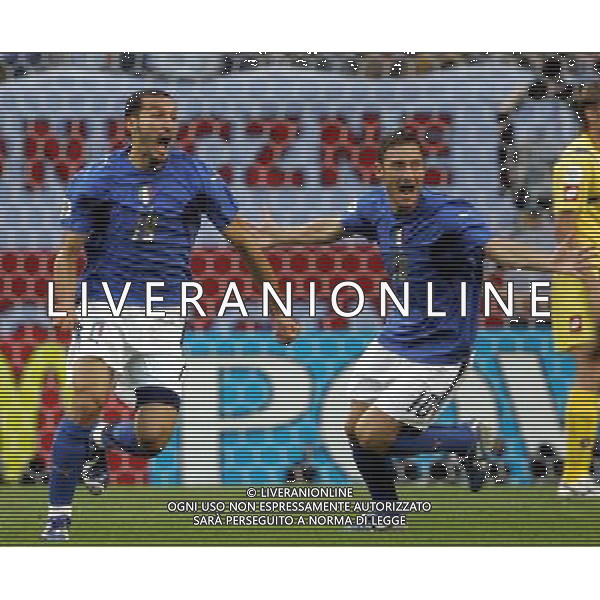Amburgo (GER) 30-06-2006 World Cup Germany 2006 Italia-Ucraina 3:1 nella foto GIANLUCA ZAMBROTTA-TOTTI FRANCESCO ph marco luzzani/ag aldo liverani s.a.s.