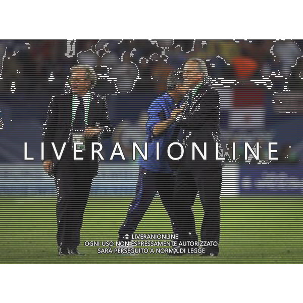 Amburgo (GER) 30-06-2006 World Cup Germany 2006 Italia-Ucraina 3:1 nella foto ANTONELLO VALENTINI-GIANCARLO ABETE ph marco luzzani/ag aldo liverani s.a.s.