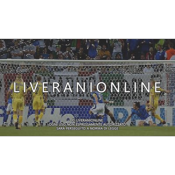 ITALIA-UCRAINA CAMPIONATO DEL MONDO GERMANIA 2006 NELLA FOTO primo gol toni FOTO M B-AGENZIA ALDO LIVERANI