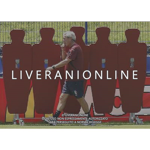 Duisburg 1 luglio 2006 Allenamento della nazionale italiana presso il centro sportivo MSV Duisburg nella foto: Lippi Marcello foto Andry / Ag. Aldo Liverani