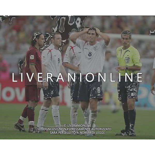 Inghilterra - portogallo Mondiali germania 01/07/2006 nella foto Wayne Rooney espulso pic by Marcello Pozzetti/ag. aldo liverani 