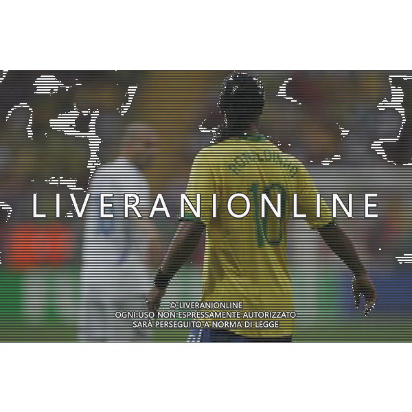 brasile - francia mondiali germania 01/07/2006 nella foto ronaldinho e zidane ph luzzani/ag. aldo liverani