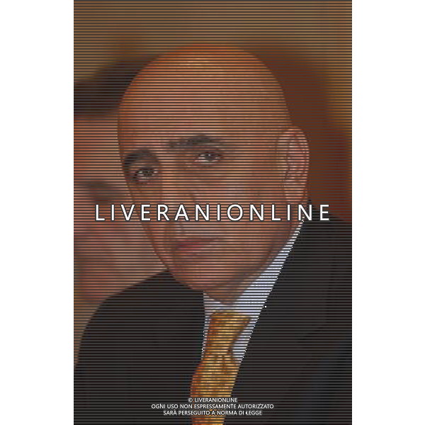Milano dicembre 2002 nella foto Galliani Adriano * foto marco luzzani/ag aldo liverani s.a.s.