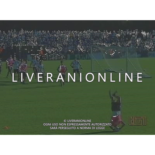 DUISBURG ALLENAMENTO ITALIA02/07/2006 NELLA FOTO LE RIMESSE DI ALESSANDRO DEL PIERO OBBLIGATORIO CITARE LA FONTE TELEVISIVA IMMAGINI TELEVISIVE RAI UNO AGENZIA ALDO LIVERANI