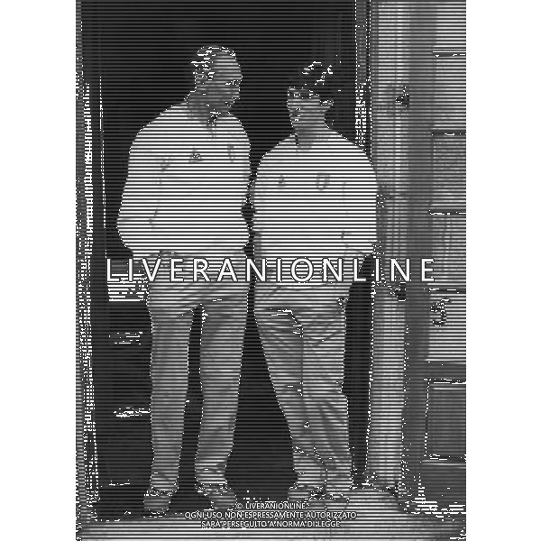 Mondiali di Calcio Spagna 1982 nella foto Enzo Bearzot con Paolo Rossi ph archivio giovanni liverani/ag. aldo liverani