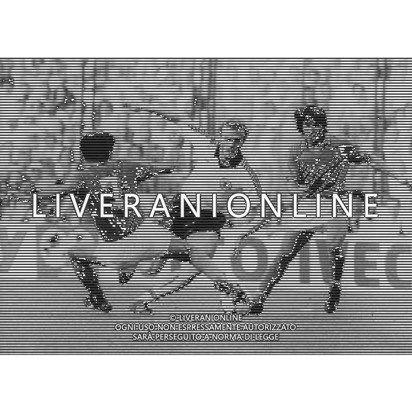 Mondiali di Calcio Spagna 1982 Italia - Germania Finale nella foto Bruno Conti e Briegel ph archivio giovanni liverani/ag. aldo liverani