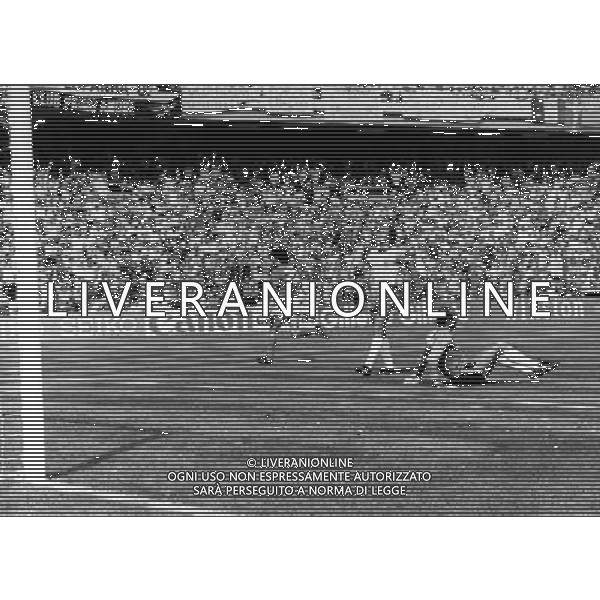 Mondiali di Calcio Spagna 1982 Italia - Brasile nella foto il primo gol di Paolo Rossi ph archivio giovanni liverani/ag. aldo liverani