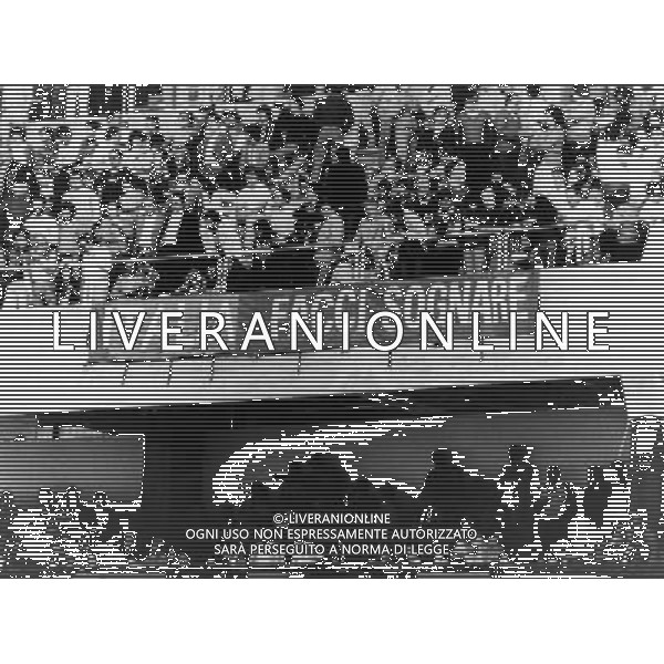 Mondiali di Calcio Spagna 1982 nella foto Tifosi Italiani ph archivio giovanni liverani/ag. aldo liverani