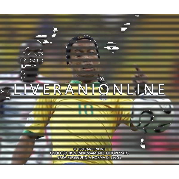 Francoforte 01-07-2006 World Cup Germany 2006 brasile-francia 0:1 nella foto ronaldinho ph marco luzzani/ag aldo liverani s.a.s.