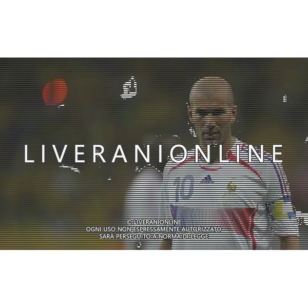 Francoforte 01-07-2006 World Cup Germany 2006 brasile-francia 0:1 nella foto zidane zinedine ph marco luzzani/ag aldo liverani s.a.s.
