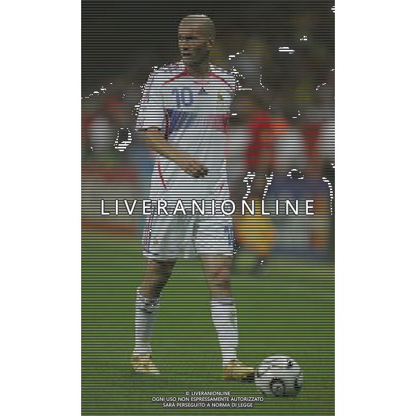 Francoforte 01-07-2006 World Cup Germany 2006 brasile-francia 0:1 nella foto zidane zinedine ph marco luzzani/ag aldo liverani s.a.s.