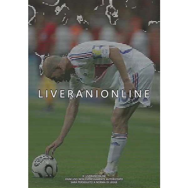 Francoforte 01-07-2006 World Cup Germany 2006 brasile-francia 0:1 nella foto zidane zinedine ph marco luzzani/ag aldo liverani s.a.s.