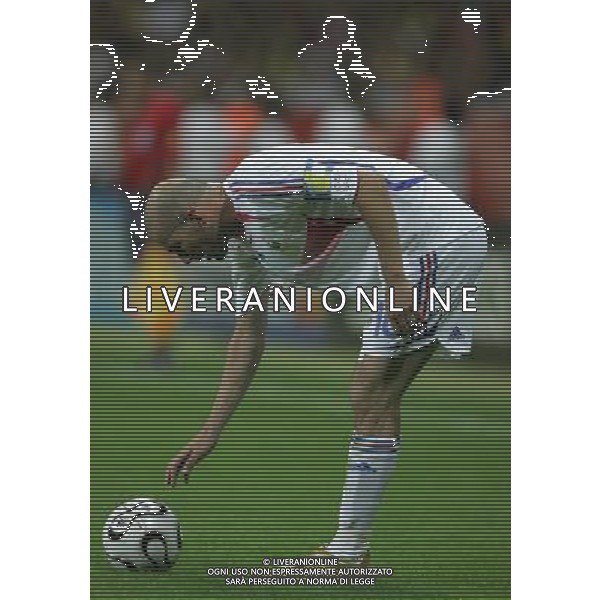 Francoforte 01-07-2006 World Cup Germany 2006 brasile-francia 0:1 nella foto zidane zinedine ph marco luzzani/ag aldo liverani s.a.s.