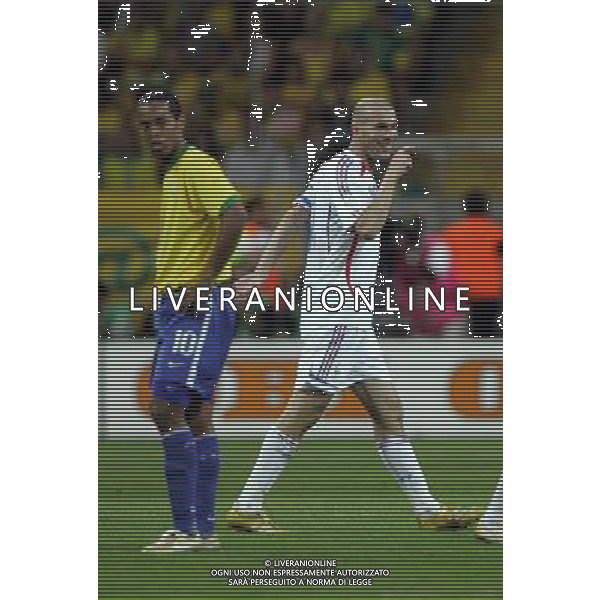 Francoforte 01-07-2006 World Cup Germany 2006 brasile-francia 0:1 nella foto zidane e ronaldinho ph marco luzzani/ag aldo liverani s.a.s.