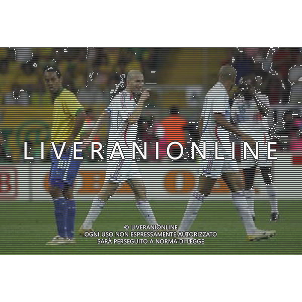 Francoforte 01-07-2006 World Cup Germany 2006 brasile-francia 0:1 nella foto zidane e ronaldinho ph marco luzzani/ag aldo liverani s.a.s.