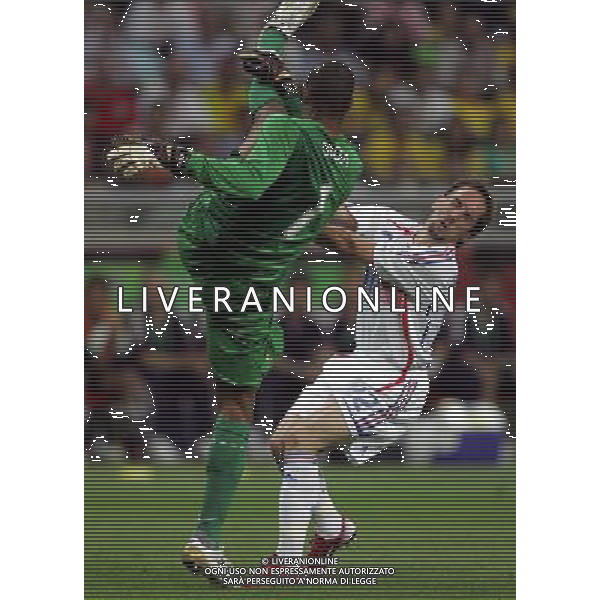 Francoforte 01-07-2006 World Cup Germany 2006 brasile-francia 0:1 nella foto dida e ribery ph marco luzzani/ag aldo liverani s.a.s.
