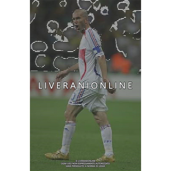 Francoforte 01-07-2006 World Cup Germany 2006 brasile-francia 0:1 nella foto zidane zinedine ph marco luzzani/ag aldo liverani s.a.s.
