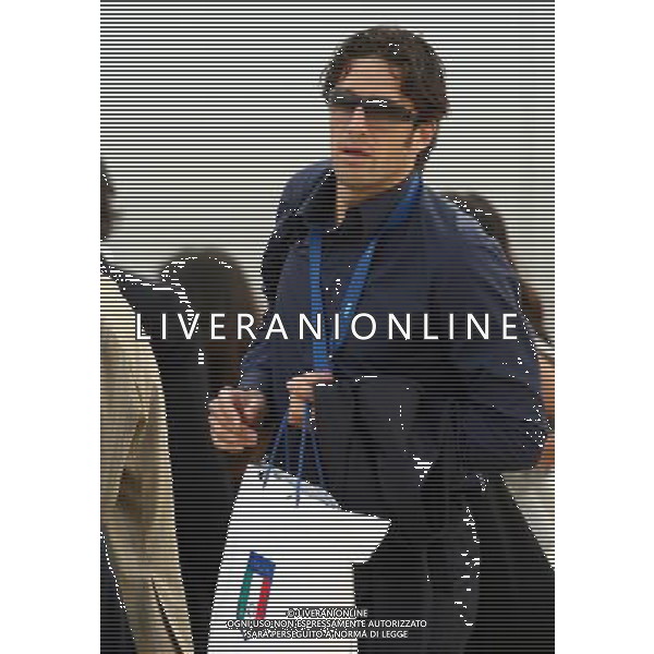 Arrivo dei giocatori Vincitori dei Campionati Mondiali Germania 2006 all\' aeroporto Militare di Pratica di Mare a Roma 10/07/2006 nella foto luca toni ph corradetti/ag. aldo liverani