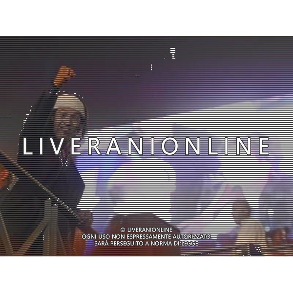 Arrivo al Circo Massimo di Roma dei giocatori della nazionale italiana vincitori dei Campionati Mondiali Germania 10/07/2006 nella foto mauro camoranesi ph corradetti/ag. aldo liverani