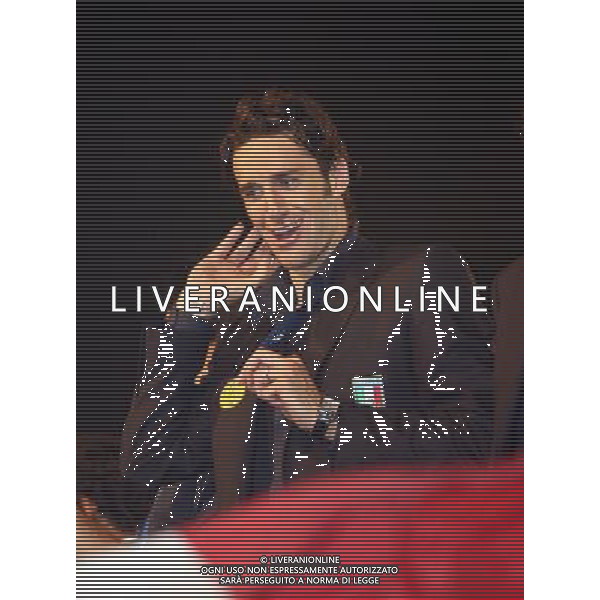 Arrivo al Circo Massimo di Roma dei giocatori della nazionale italiana vincitori dei Campionati Mondiali Germania 10/07/2006 nella foto luca toni ph corradetti/ag. aldo liverani