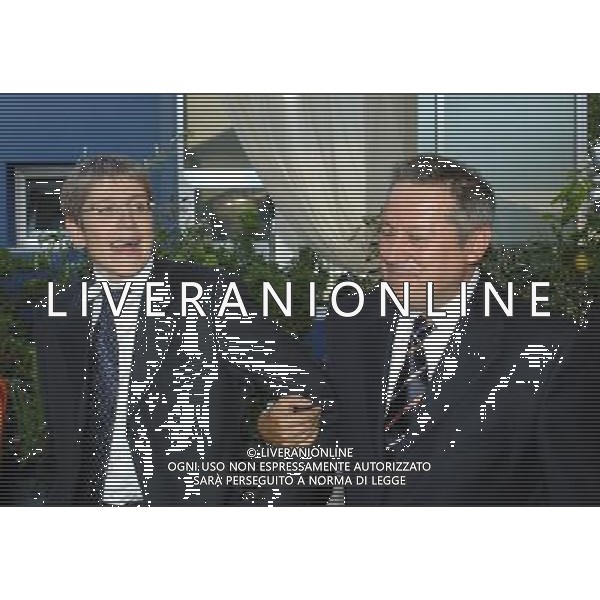 COLOGNO MONZESE 10/07/2006 Presentazione palinsesti Mediaset MARIO GIORDANO CON PAOLO LIGUORI foto Danilo Recalcati/Ag.Aldo Liverani